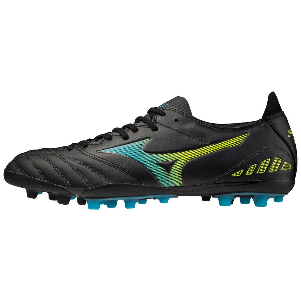 Mizuno Morelia Neo Iii Pro Ag Női Focicipő Fekete/Kék Türkiz XRK816539